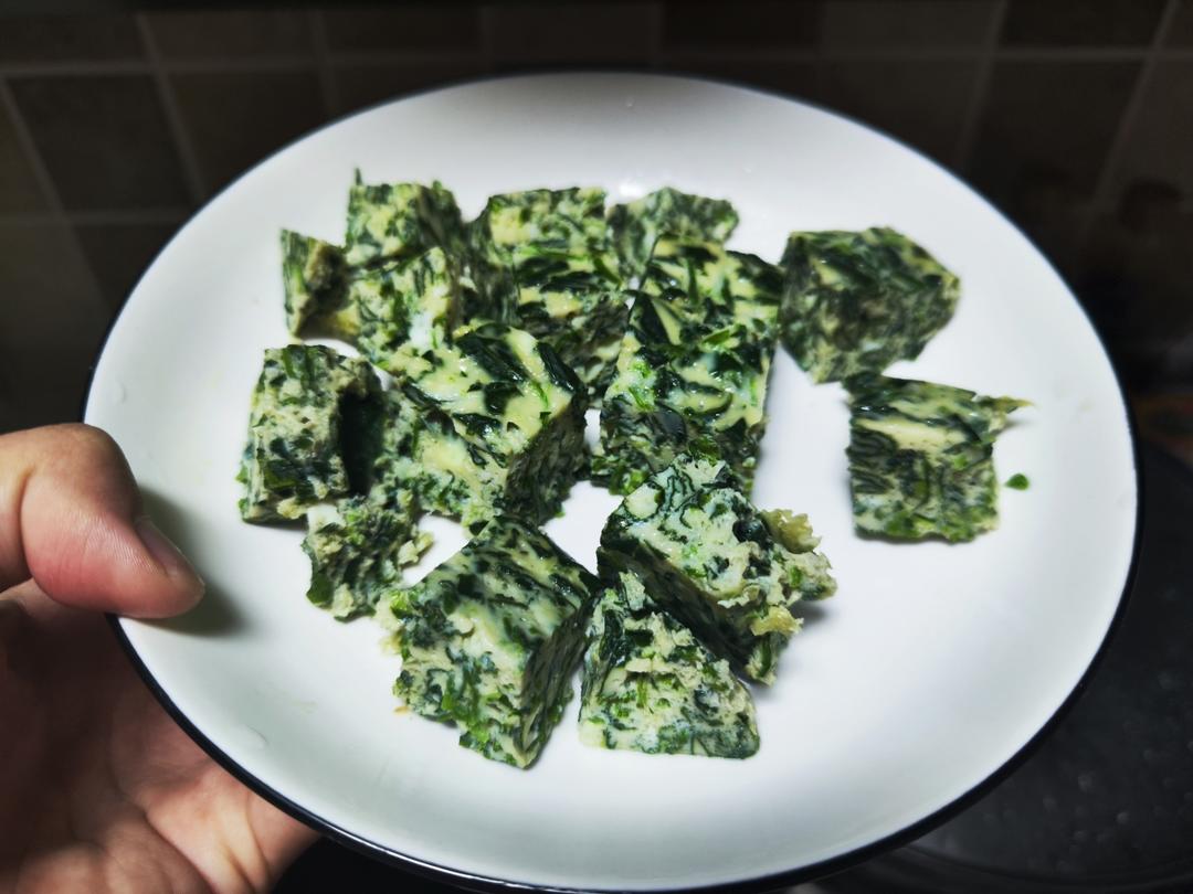 菠菜鸡蛋羹