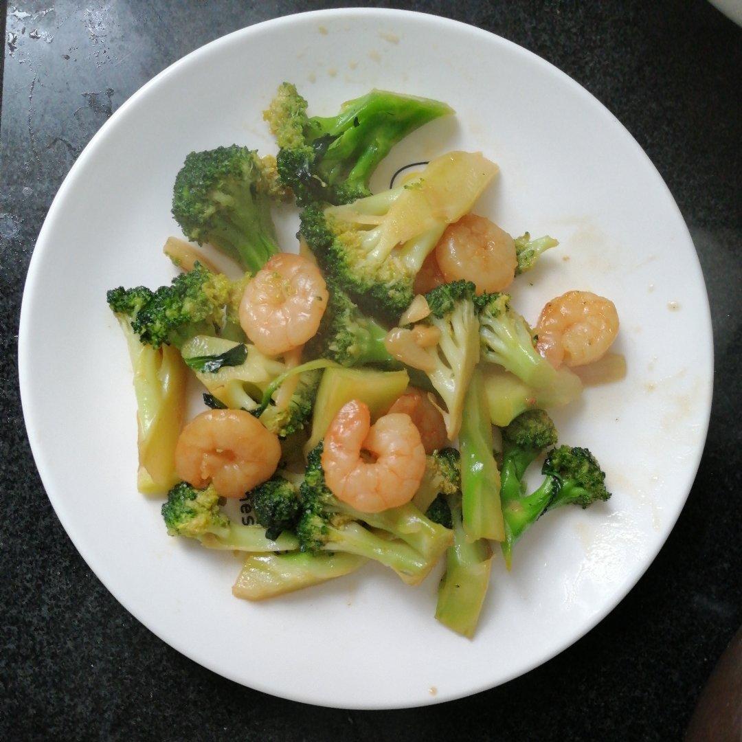 西兰花炒虾仁🍤