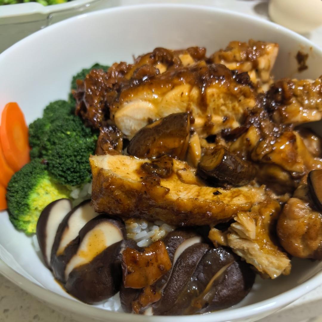 照烧鸡腿饭