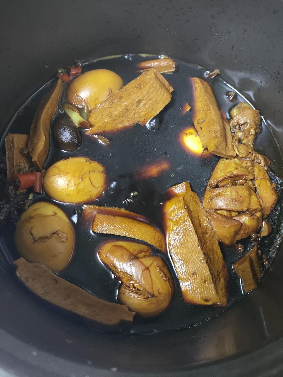 爆好吃的卤鸡腿 卤蛋❗电饭煲 炒锅都可以做~