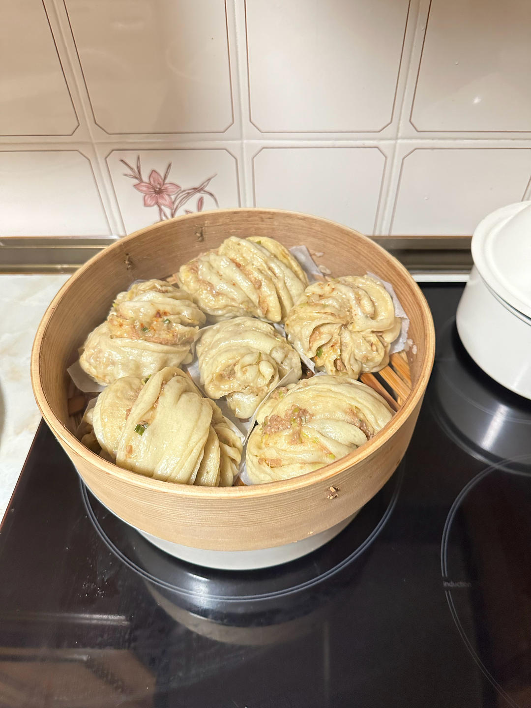 肉沫葱花卷