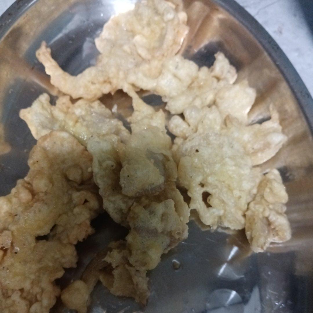 干炸蘑菇的做法，大人小孩都喜欢
