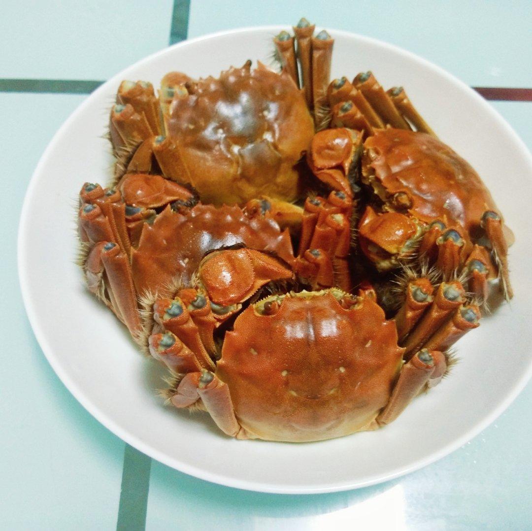 清蒸大闸蟹