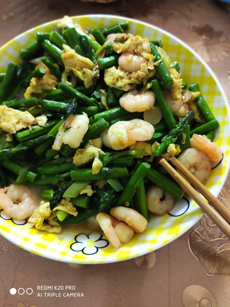 芦笋炒虾仁