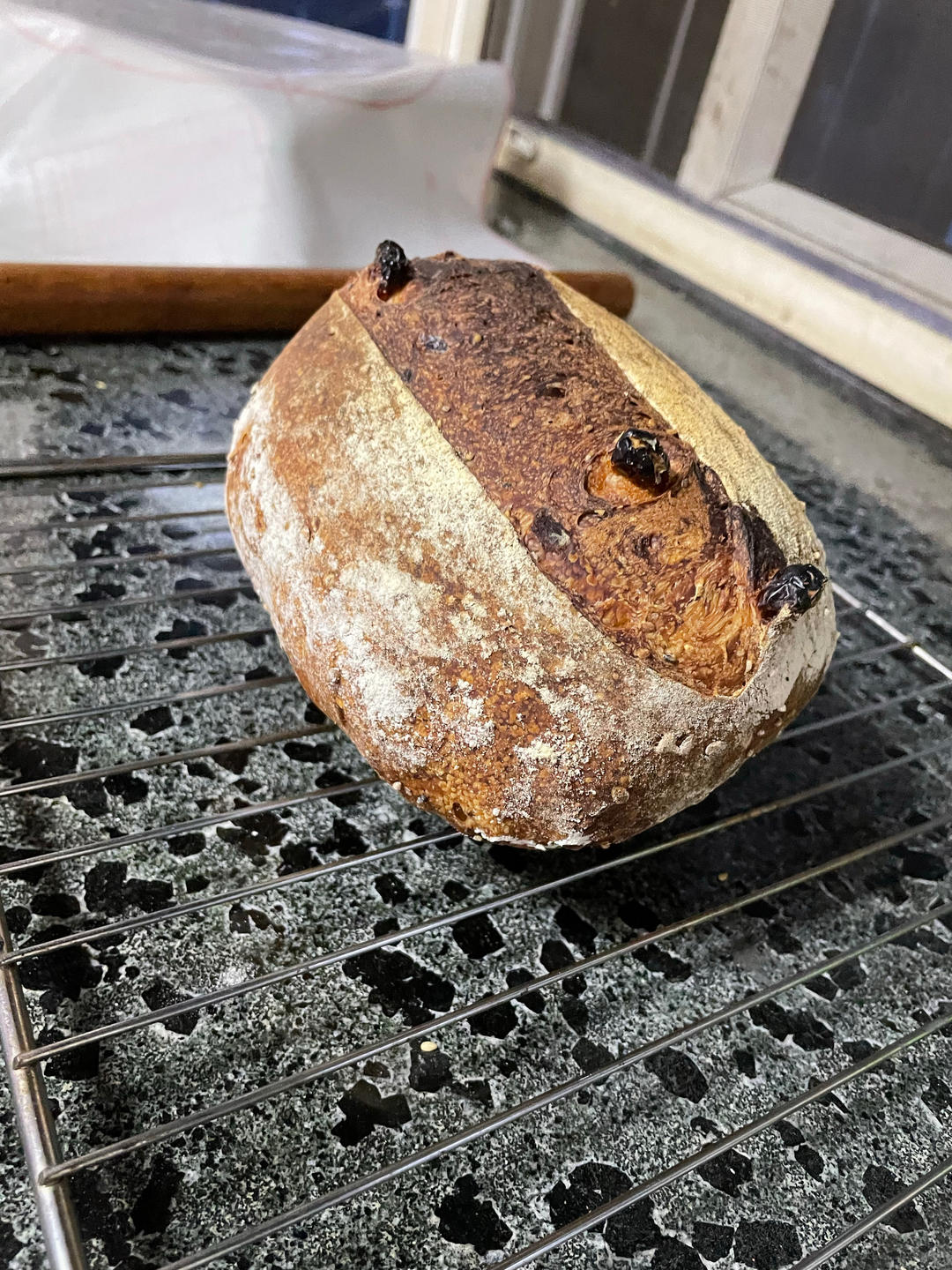 无油无糖·奇亚籽蔓越莓硬欧包（免模具）