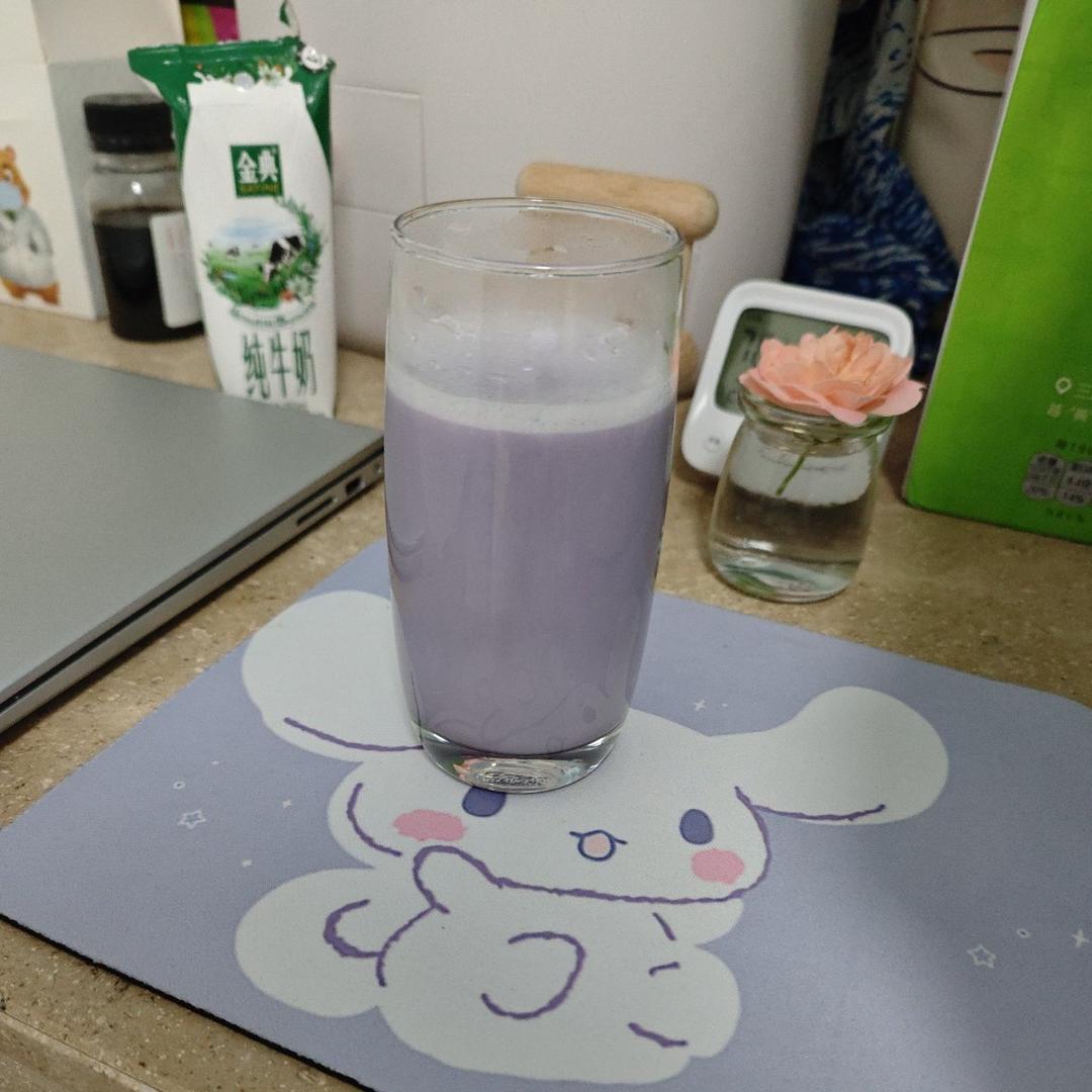 香芋紫薯奶昔·破壁机食谱