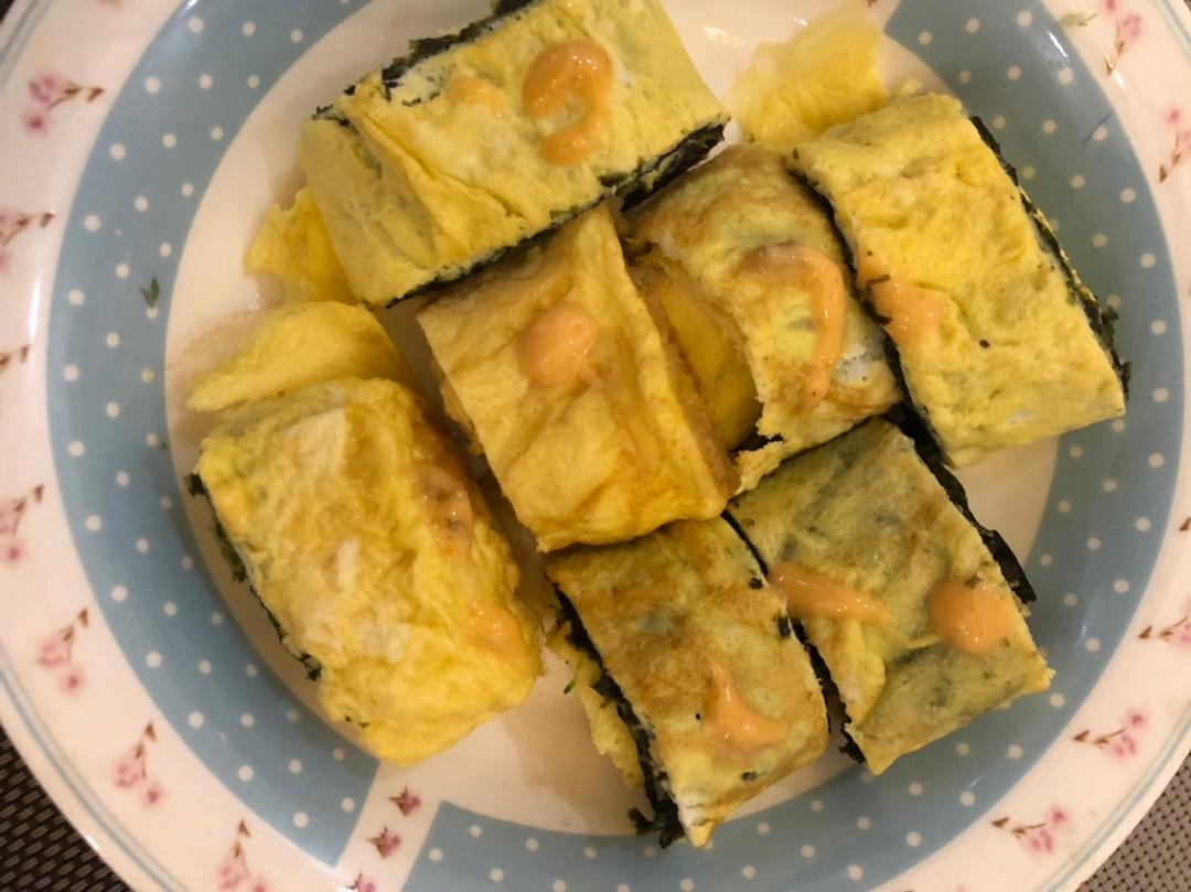 蔬菜厚蛋烧三明治（超详细平底锅做厚蛋烧）