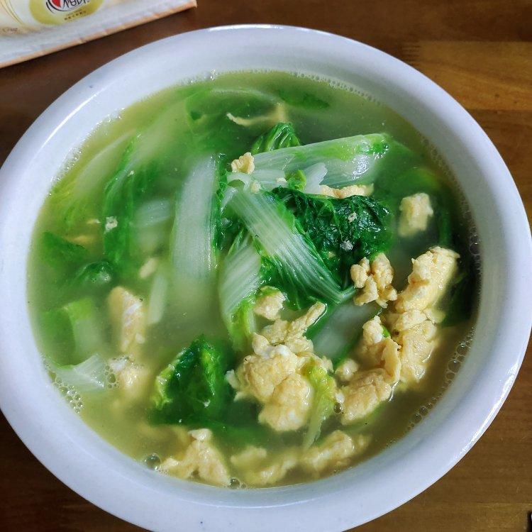 小白菜鸡蛋汤