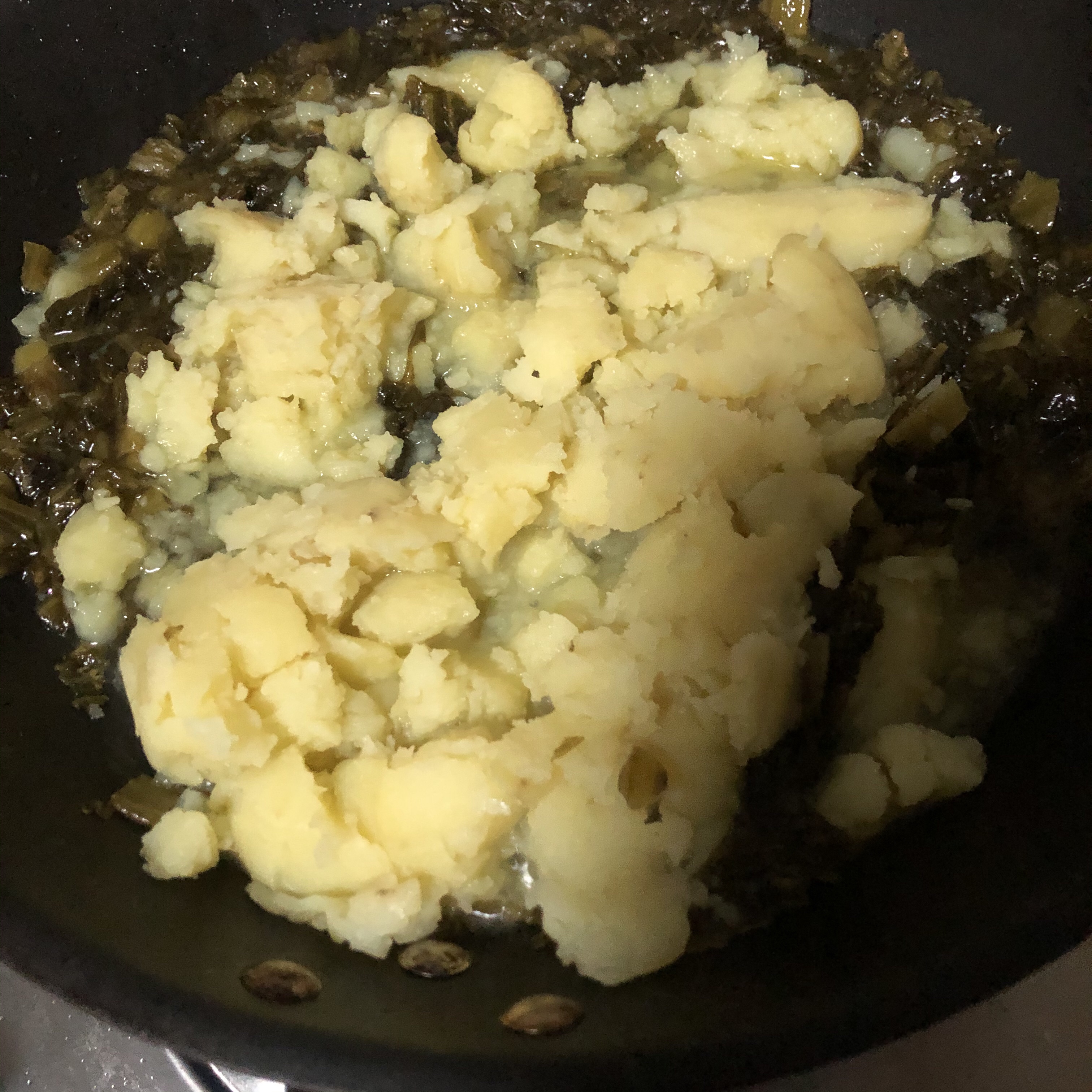 Amy's酸菜土豆泥的做法 步骤9