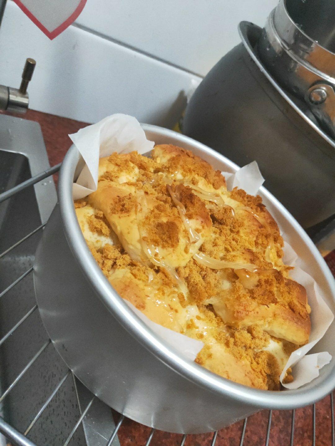 肉松手撕面包—超软会爆浆的面包哟