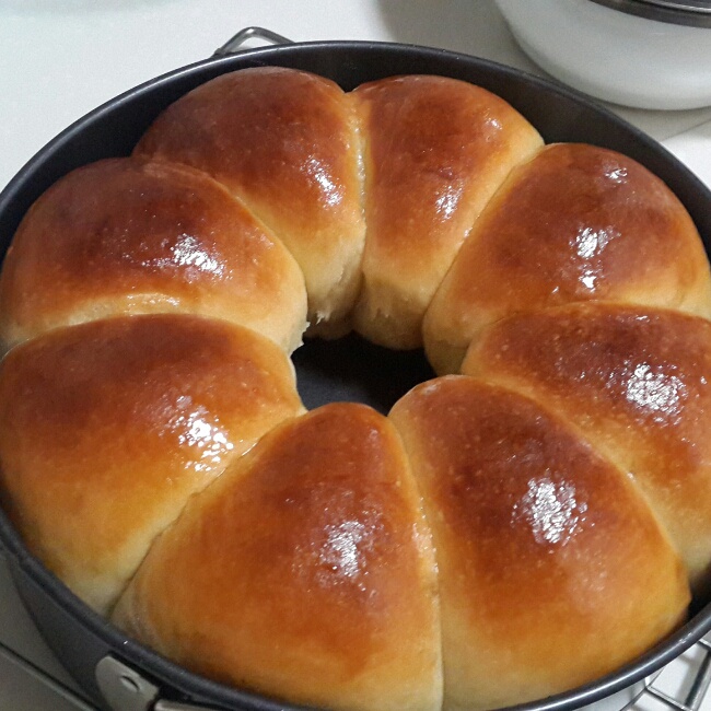 快乐甜橙做的牛奶圆面包爱和自由配方