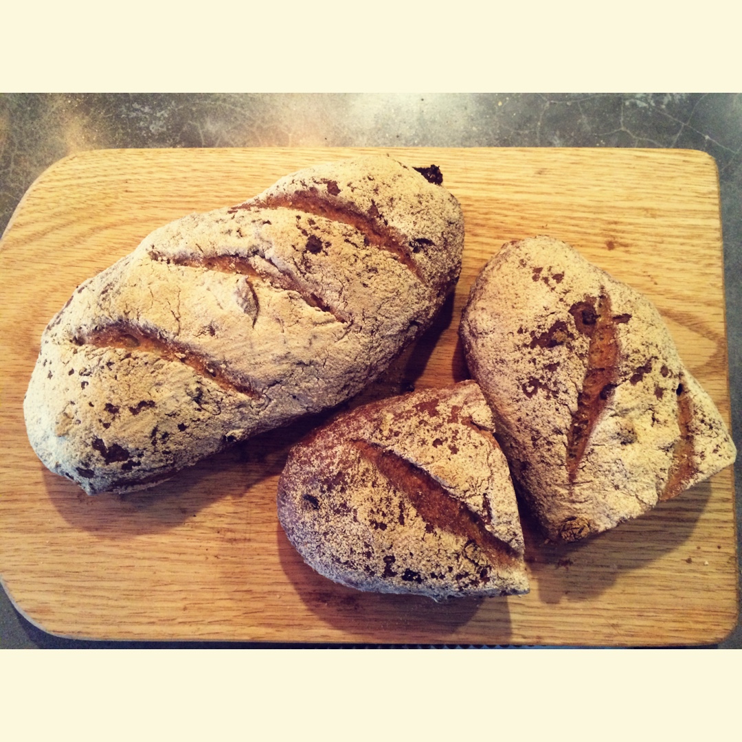 全麦核桃包～软欧包