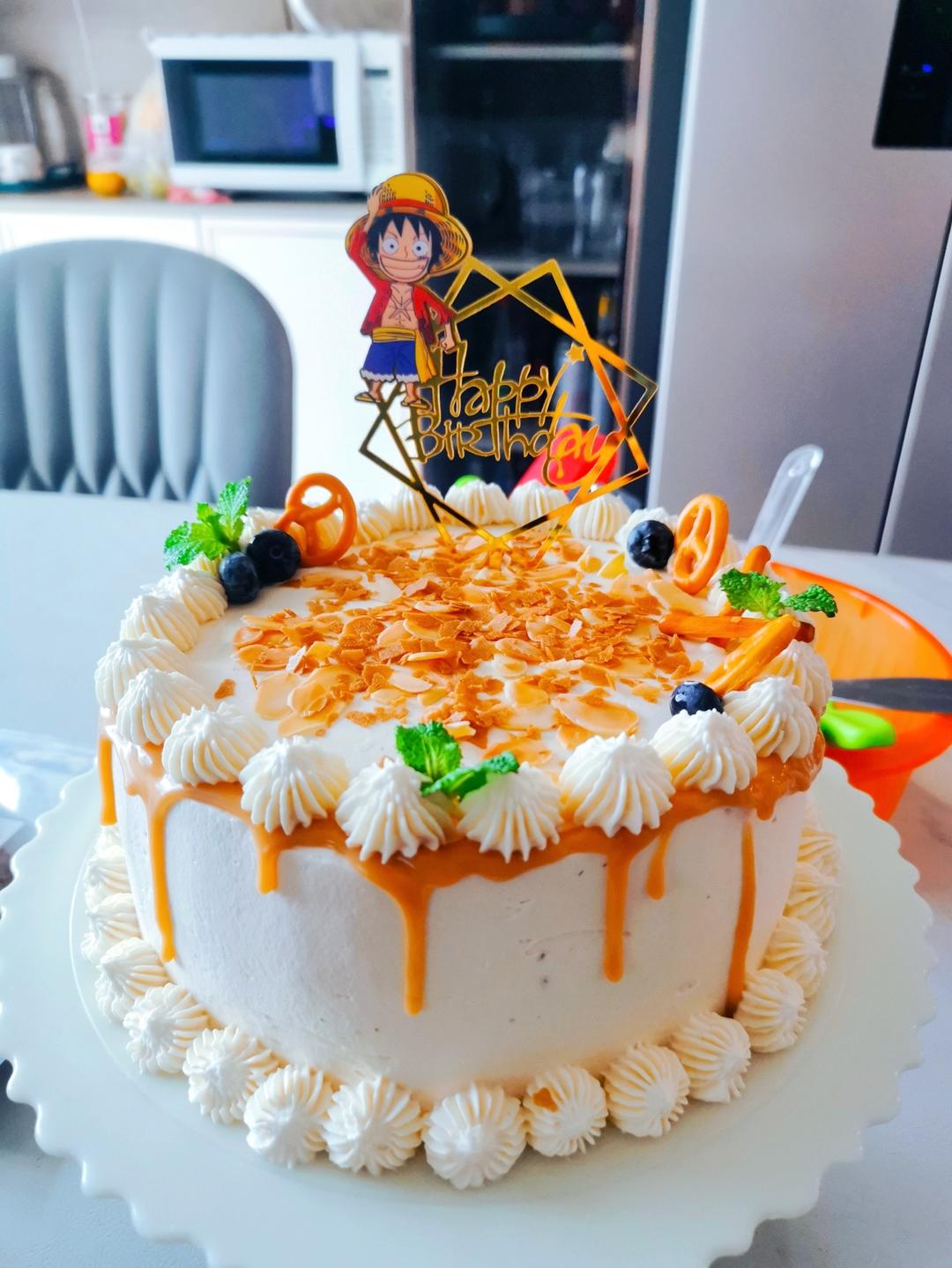 海盐焦糖脆脆蛋糕