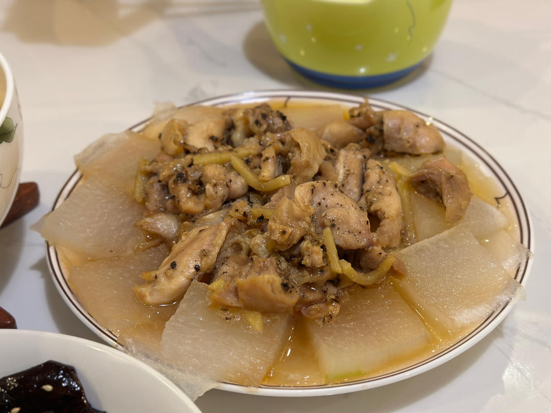 冬瓜蒸鸡腿肉