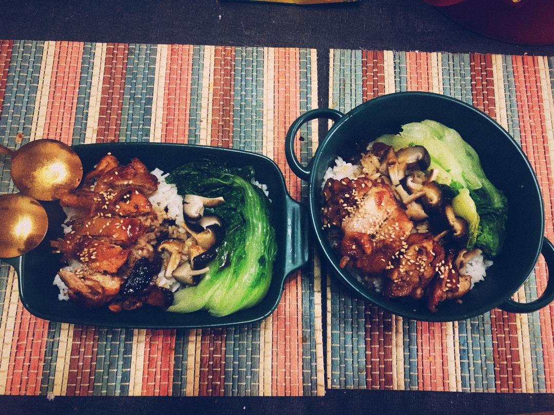 照烧鸡腿饭