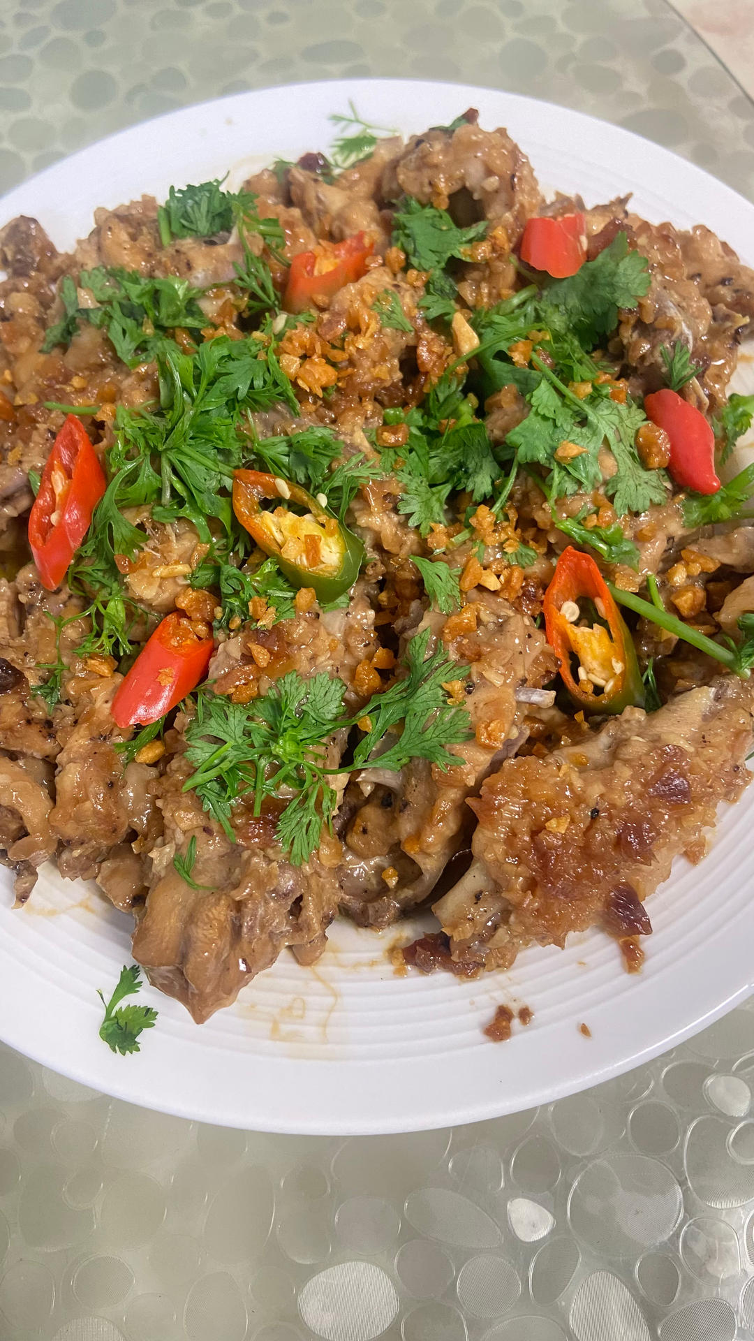 蒜蓉蒸鸡胸（鸡腿）