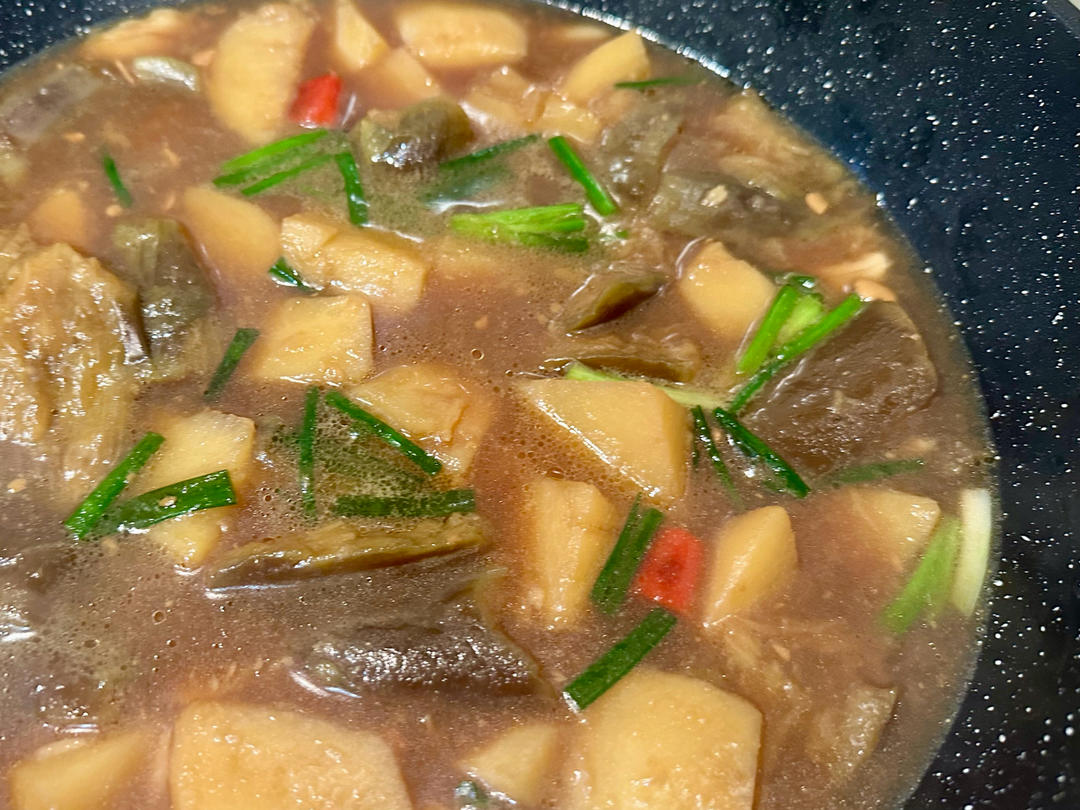 土豆炖茄子