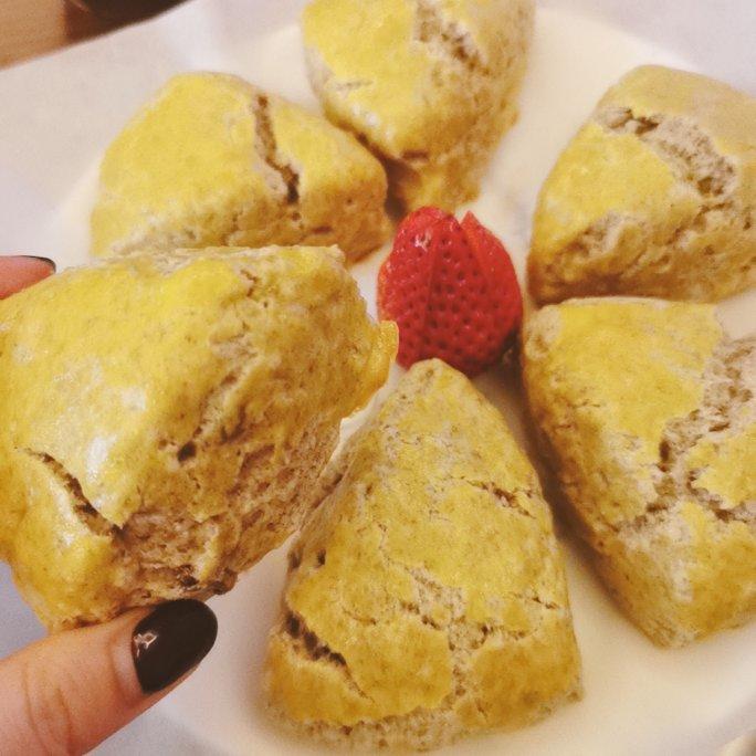 完胜星巴克的超美味酥脆司康 super easy crunched scone