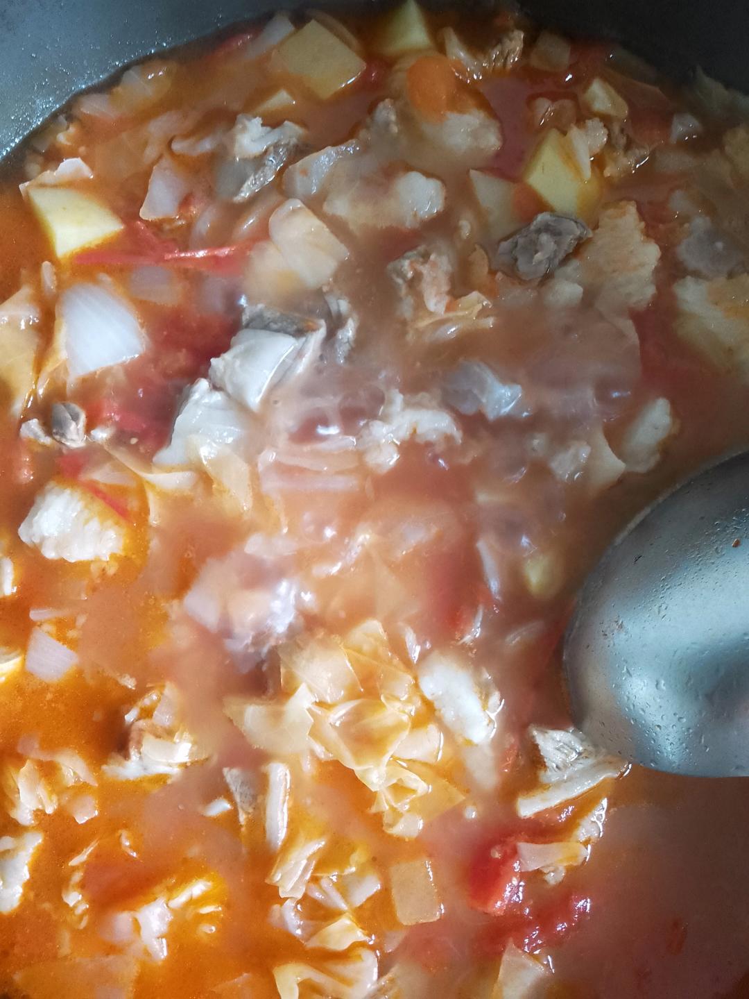 一份适合夏天喝的酸酸的罗宋汤，超级正宗的做法