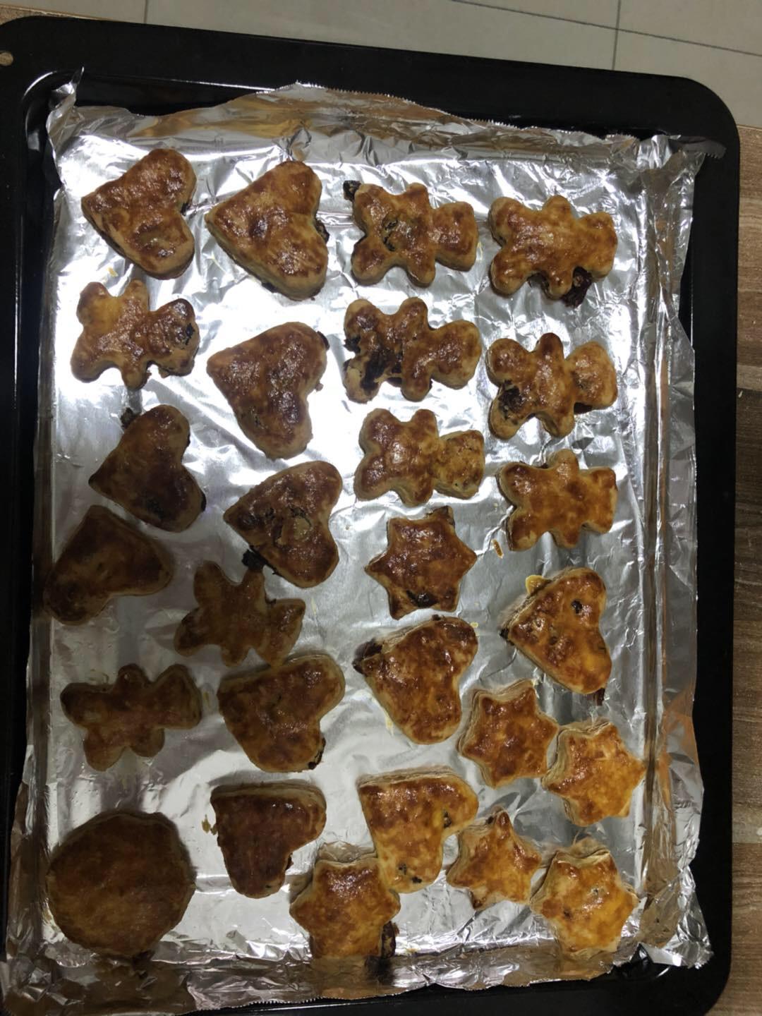 快手淡奶油蔓越莓司康（零失败）