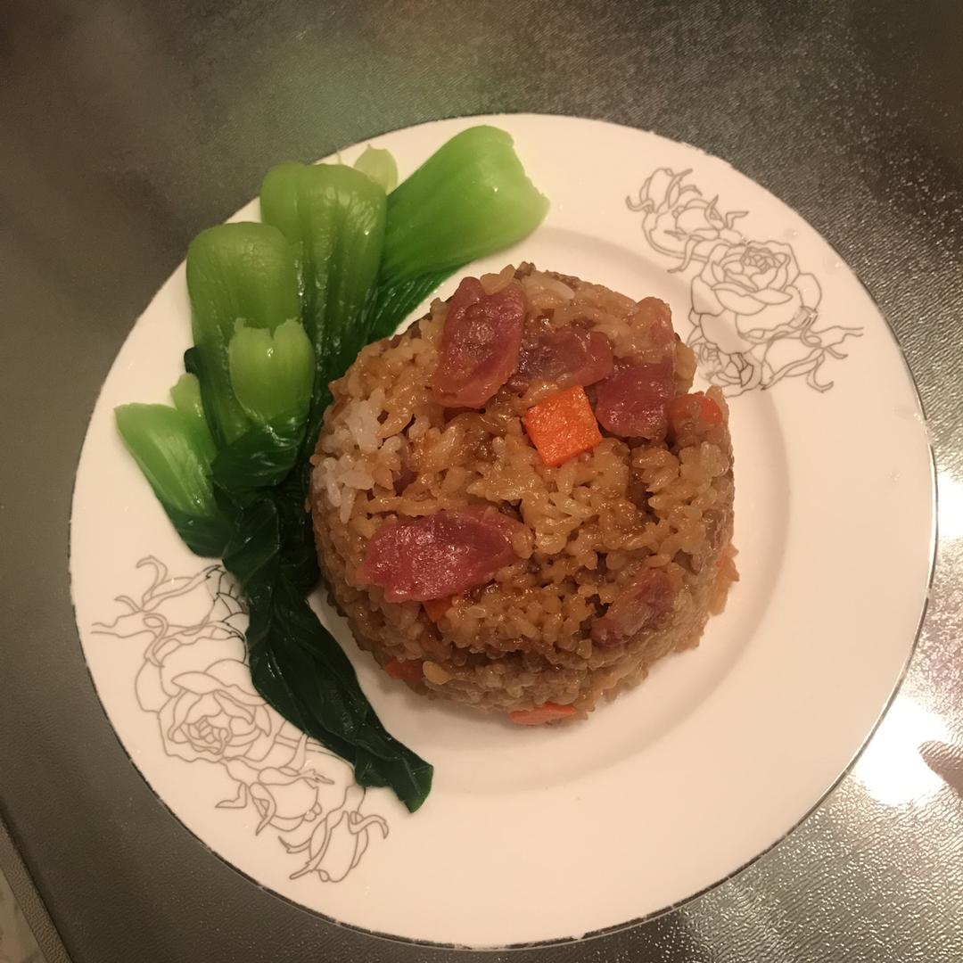 【电饭煲腊肠煲仔饭】