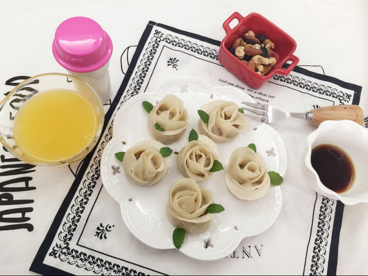 玫瑰花饺子