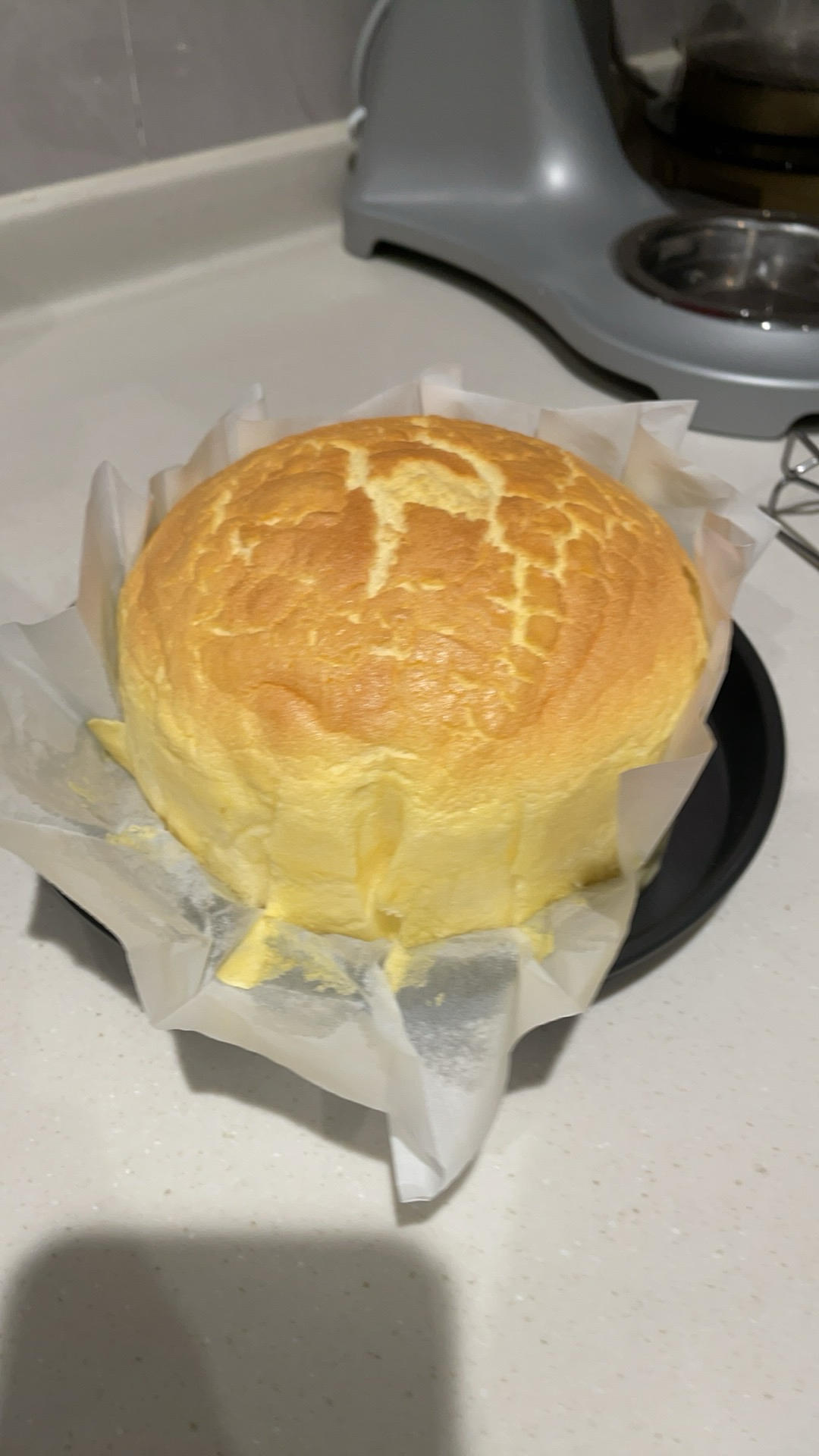 🧡吐司盒版的古早蛋糕｜水浴法烘烤细腻柔软