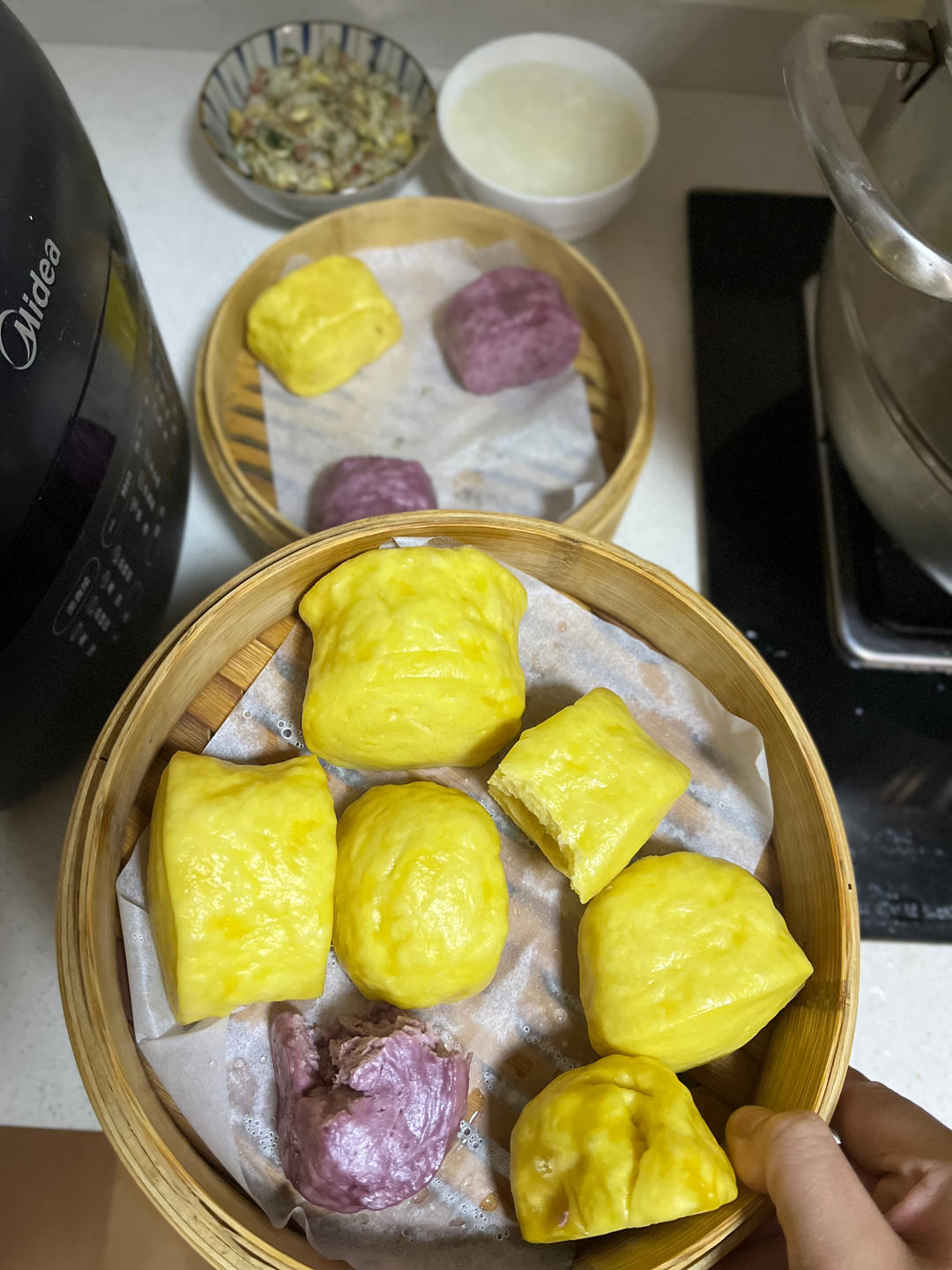绵软牛奶馒头