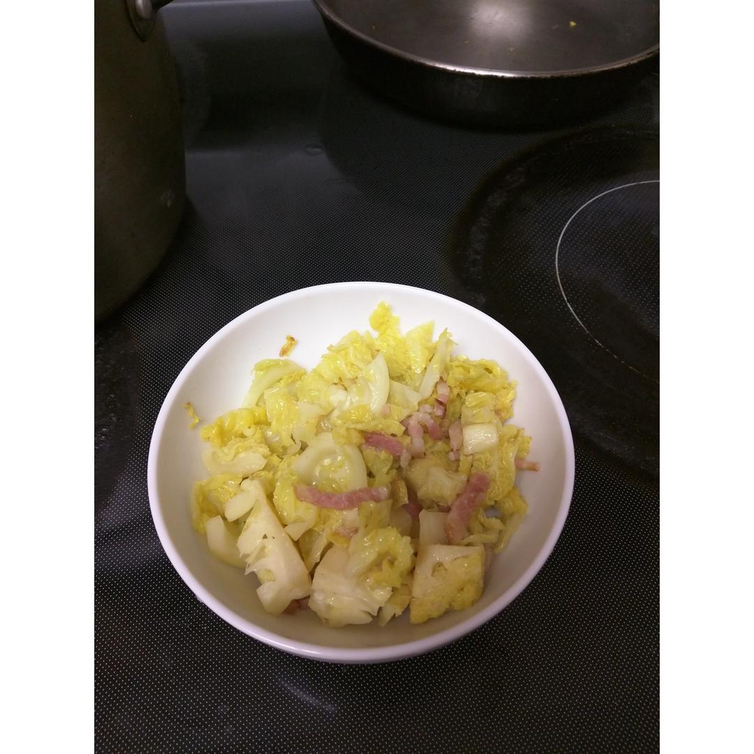 培根手撕包菜