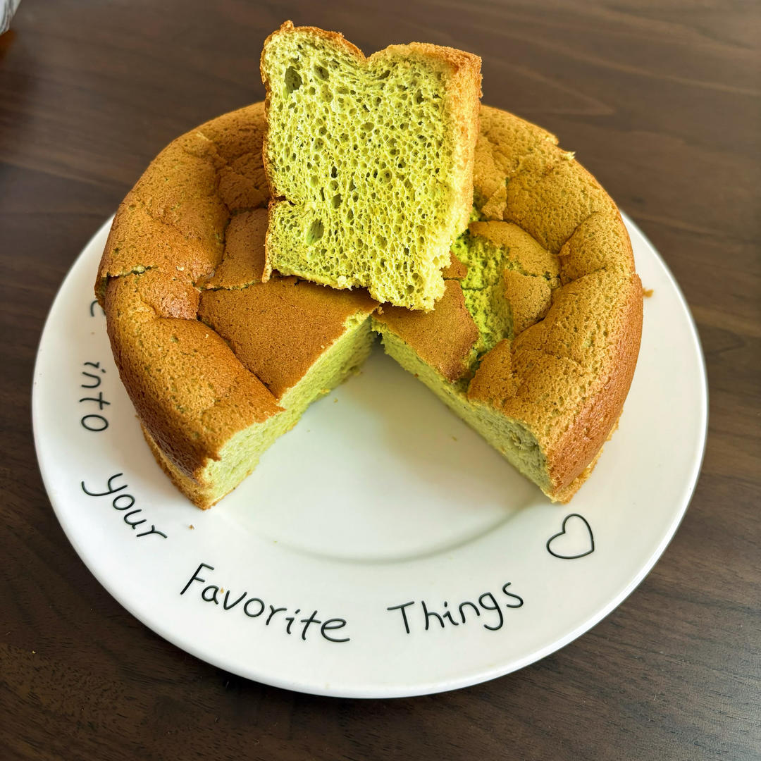 无油抹茶酸奶戚风（两蛋）