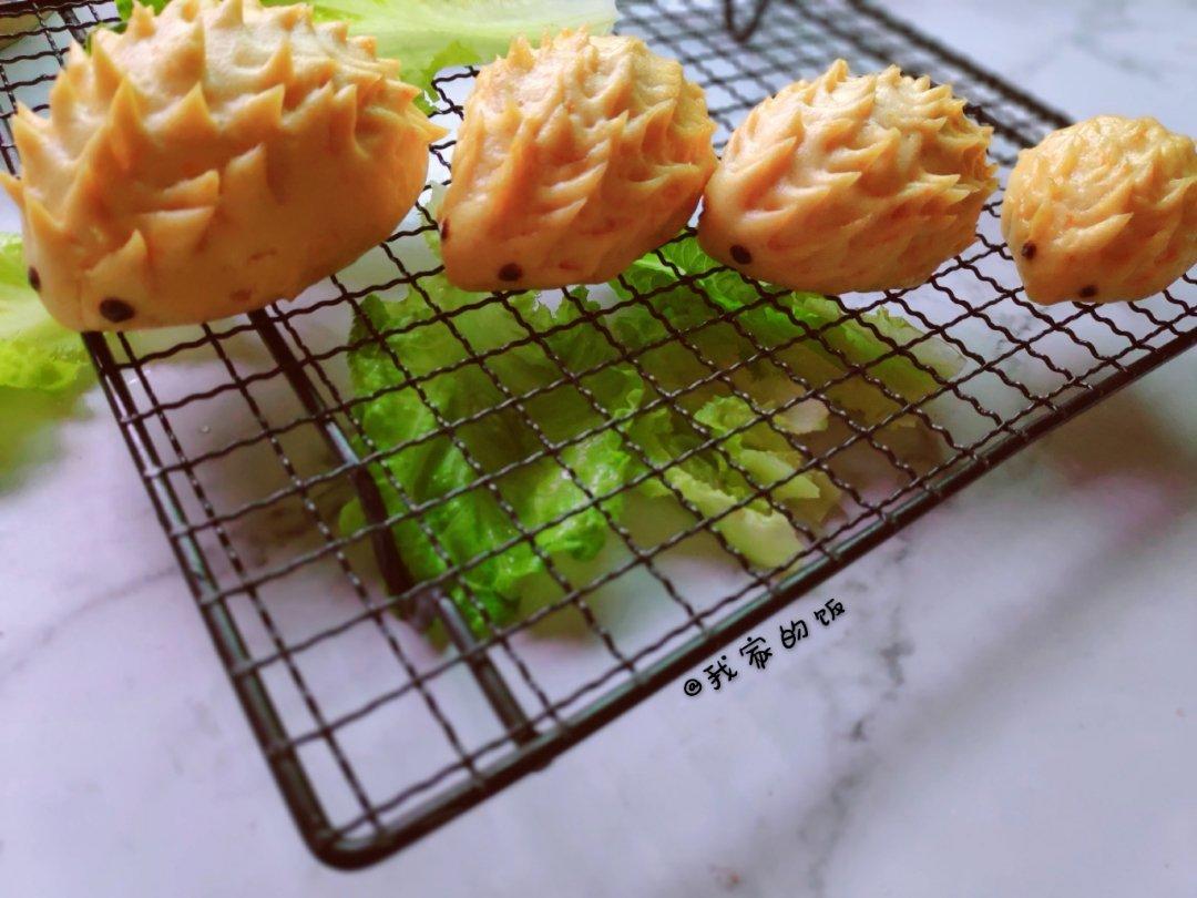南瓜刺猬馒头