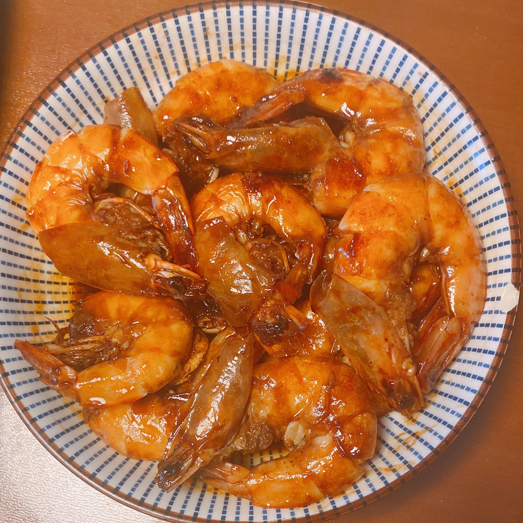家庭版油焖大虾