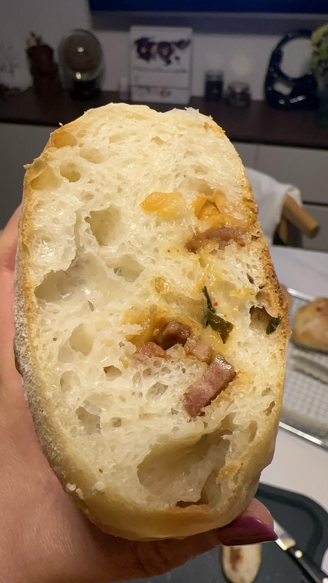 【ciabatta】家庭版恰巴塔，软乎乎的拖鞋面包