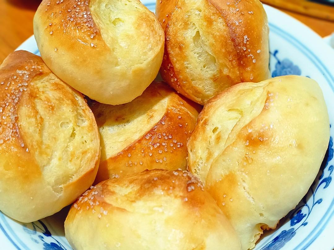 免揉隔夜冷藏，早上1小时就出炉三种小面包