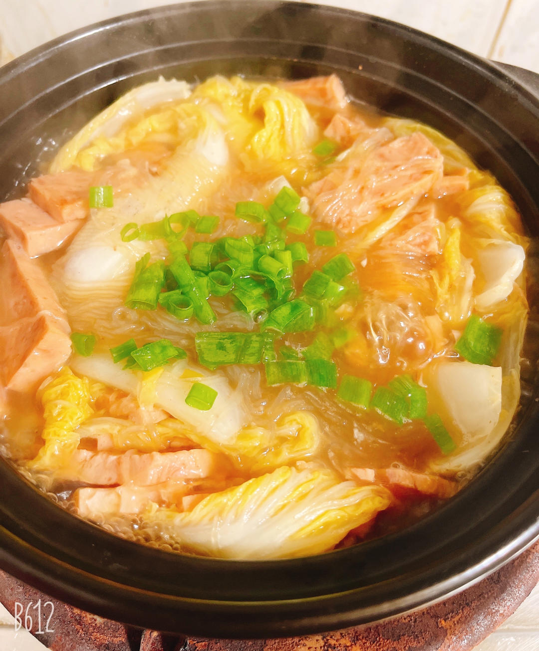 娃娃菜粉丝煲，低卡又鲜美