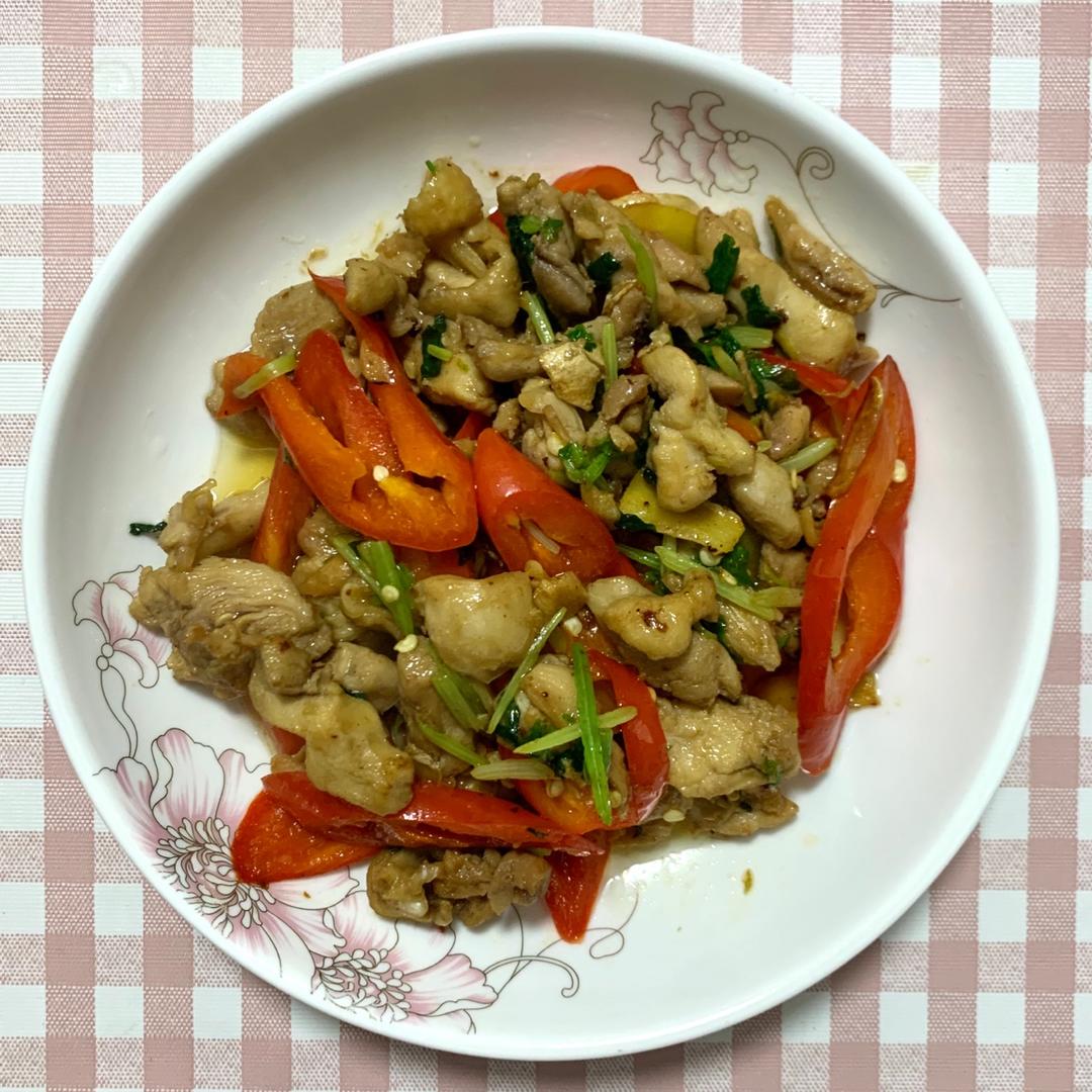 青椒炒鸡腿肉（大厨级别）