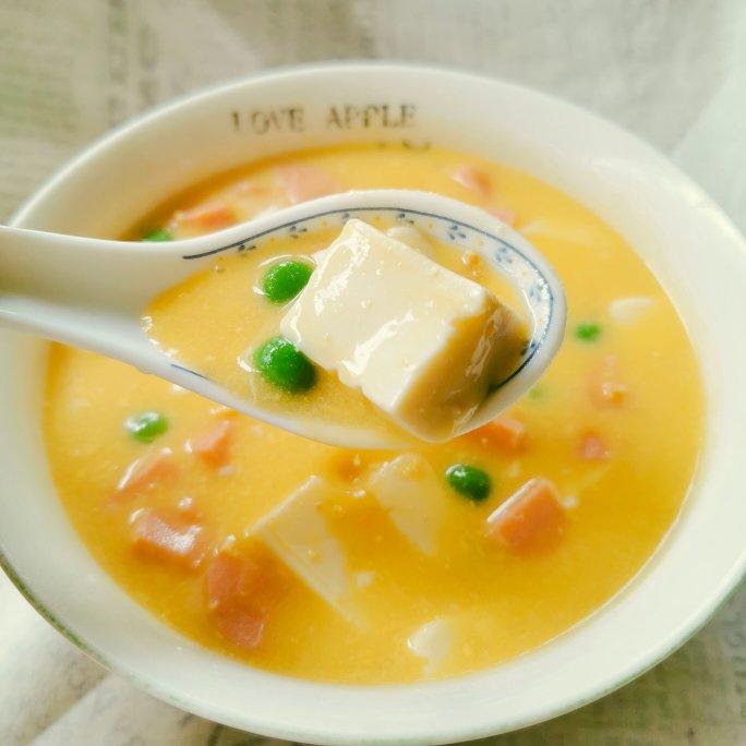 蟹黄豆腐（咸蛋黄版）