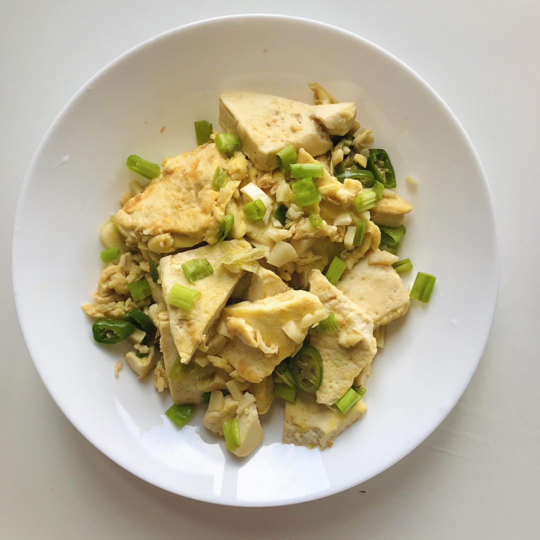 焖煎豆腐