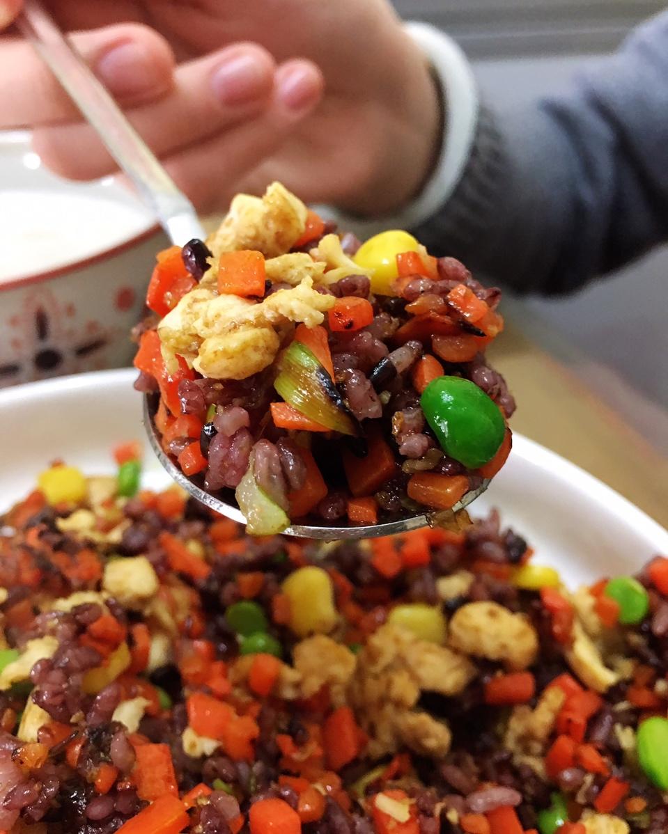 孜然鸡肉炒饭
