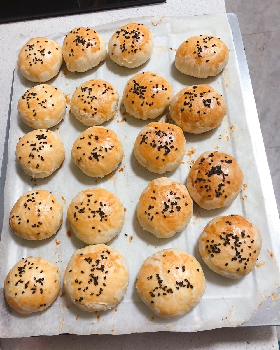 葱香榨菜鲜肉月饼（植物油版）