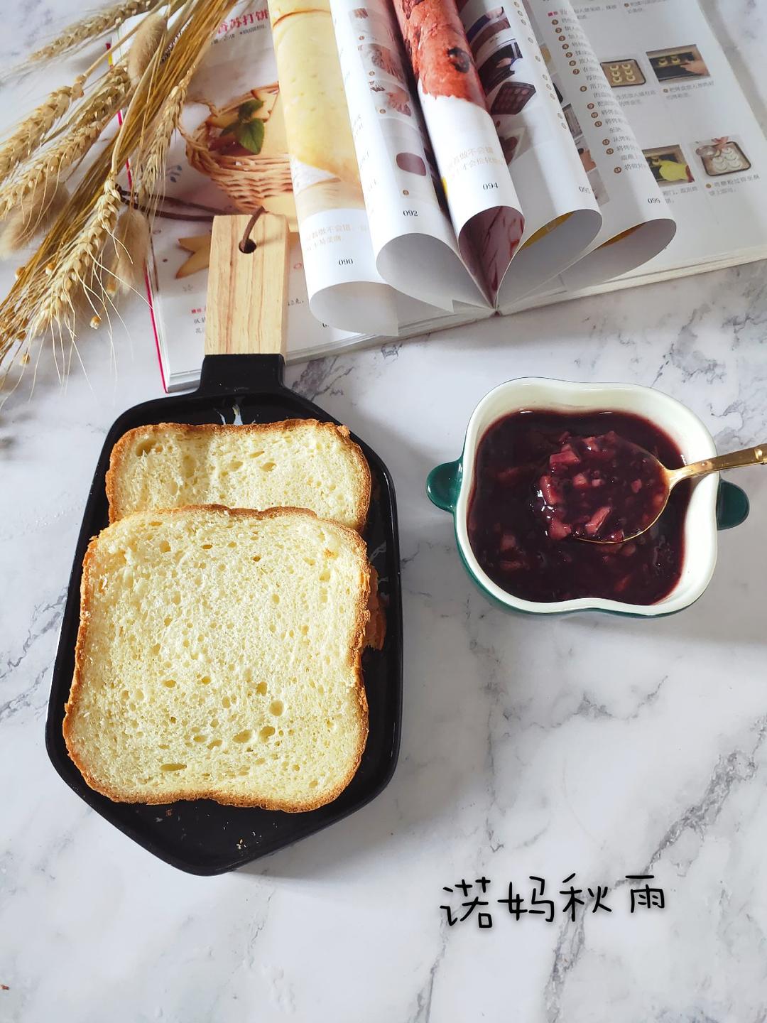 面包机做奶香手撕吐司