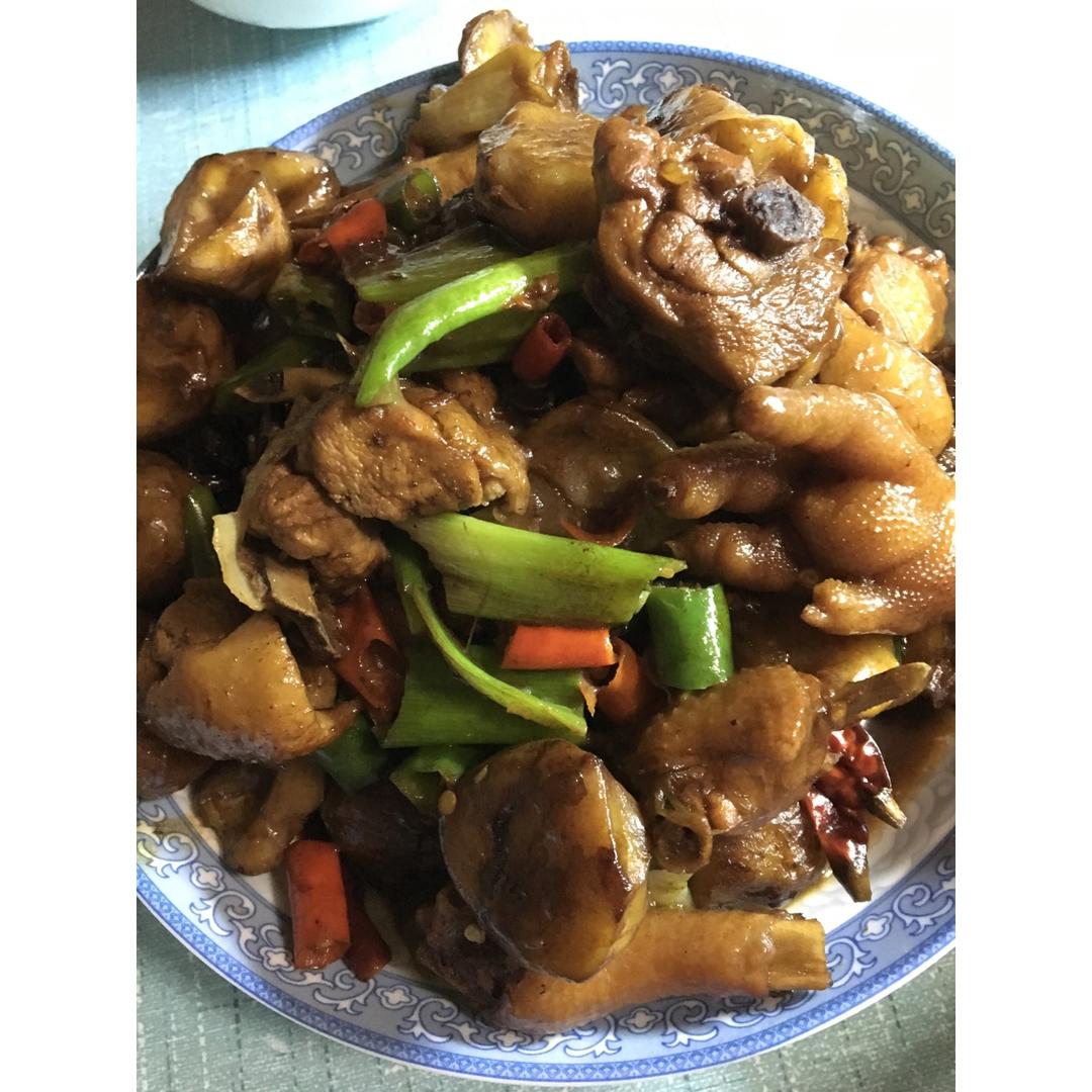 板栗烧鸡
