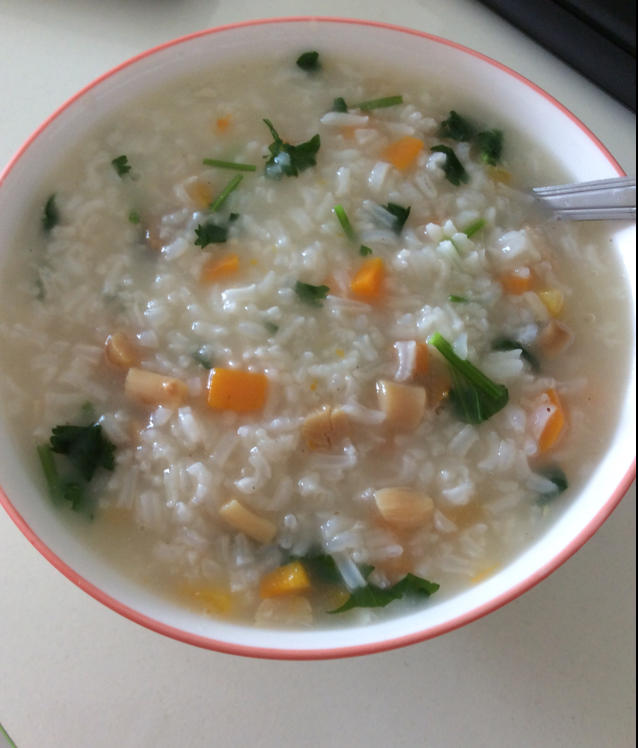 faylee做的西蓝花胡萝卜鸡肉粥 宝宝健康食谱