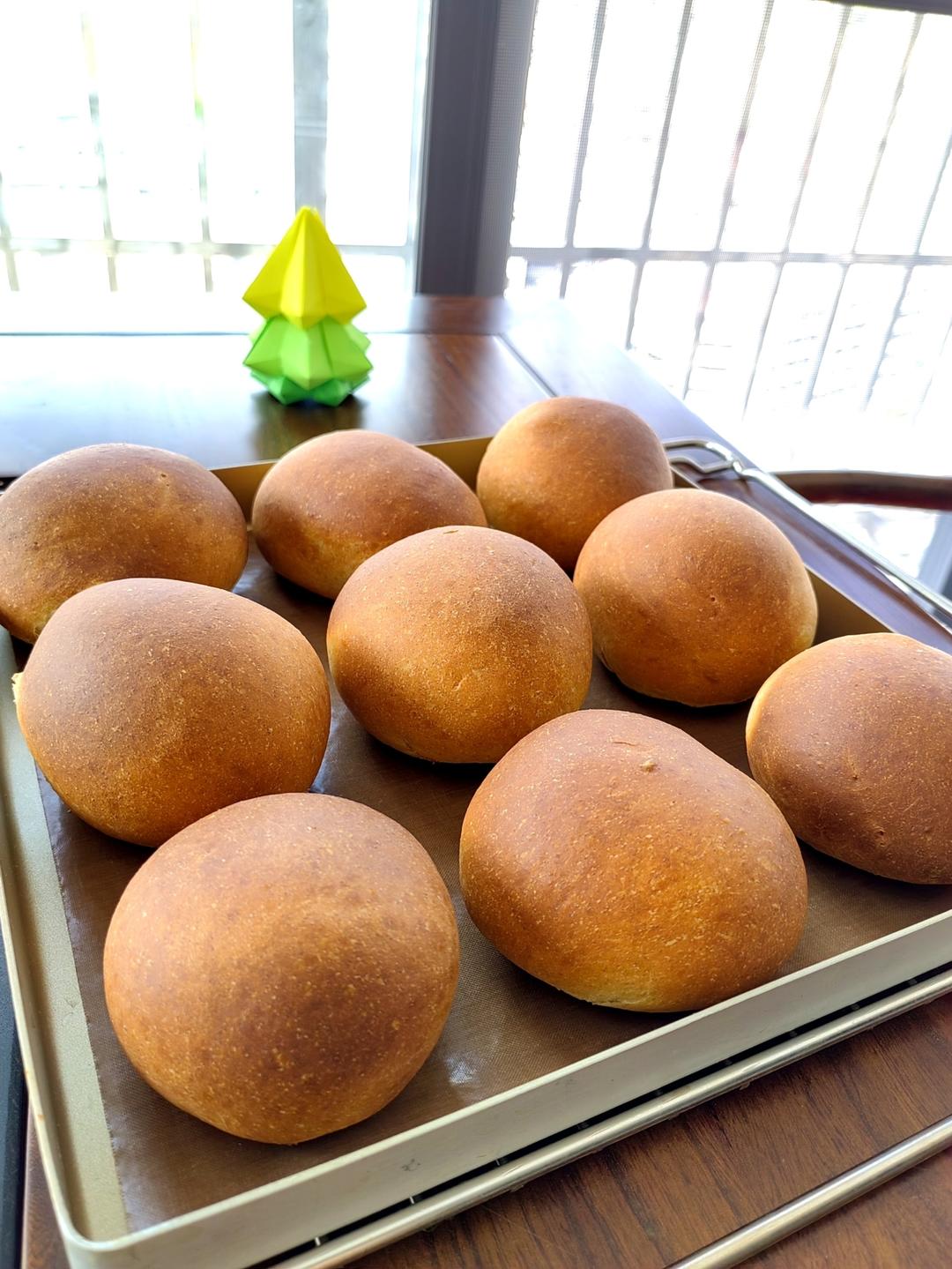 最正宗的美式汉堡胚配方，媲美汉堡王（汤种法）