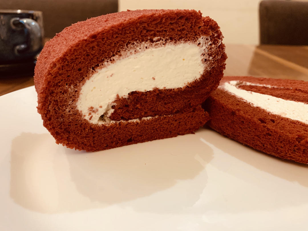 红丝绒蛋糕卷（超详细）