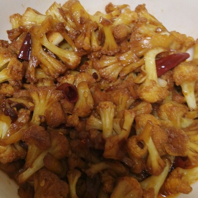 很“浪费”米饭的家常菜之一-------干锅菜花