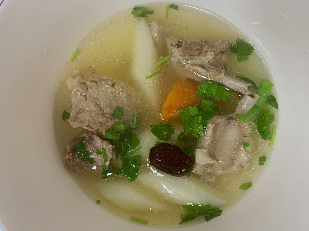 🔥最适合秋天喝的山药排骨汤，味道清甜鲜美，健脾养胃❗️