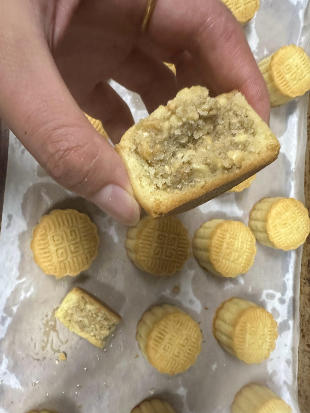 香葱花生酥🥜/脆皮月饼/香酥掉渣/葱香浓郁