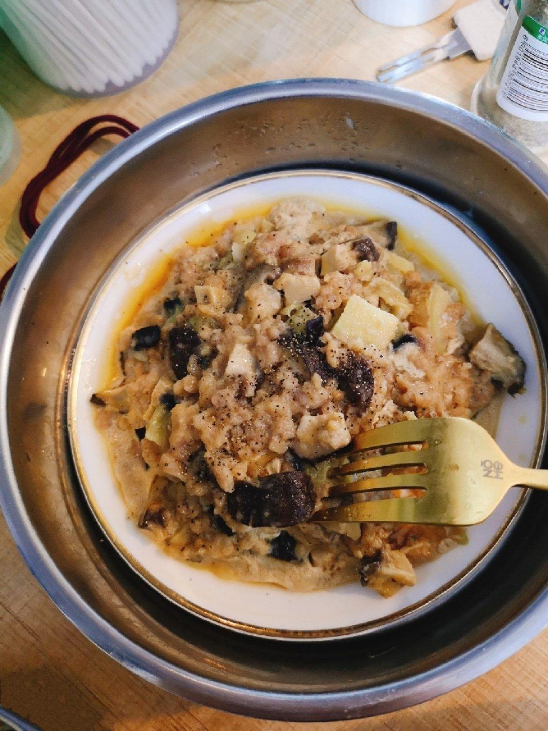 香菇蒸肉饼