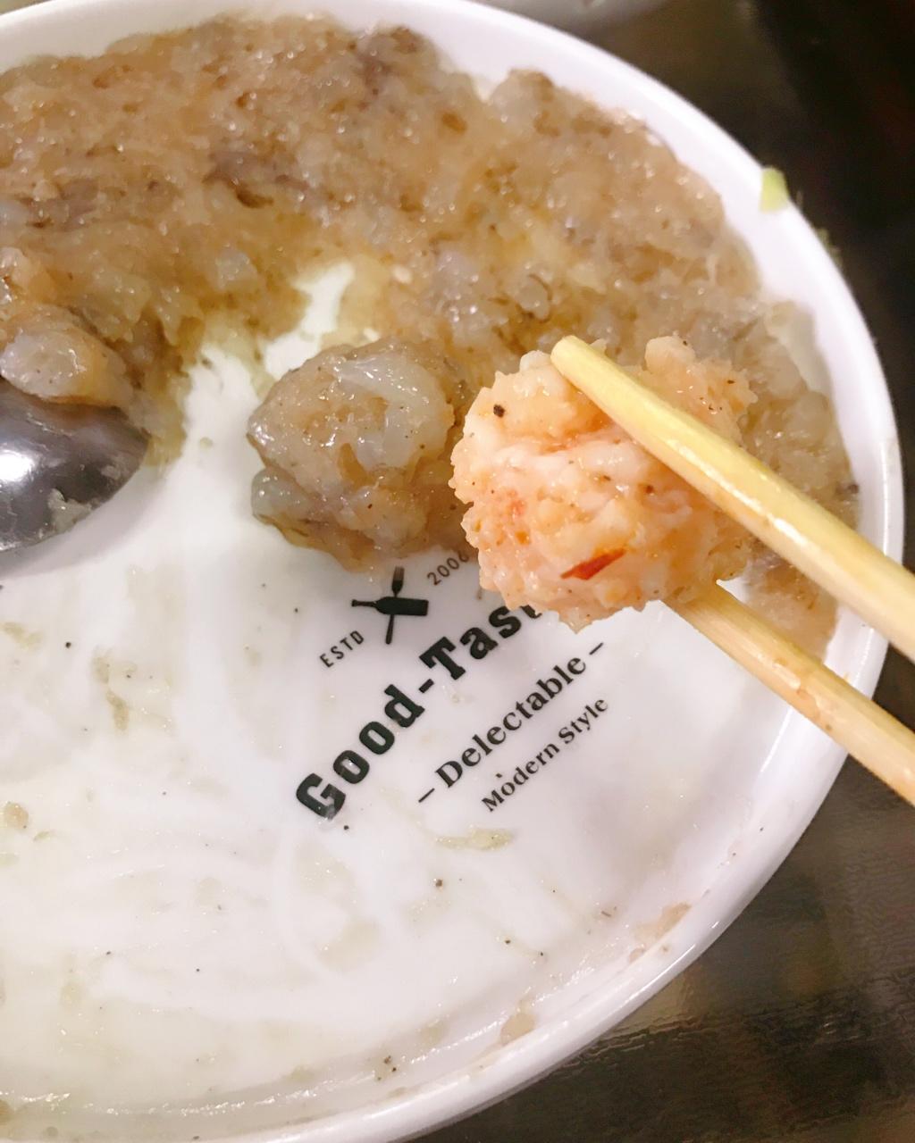 不加粉的Q弹虾滑